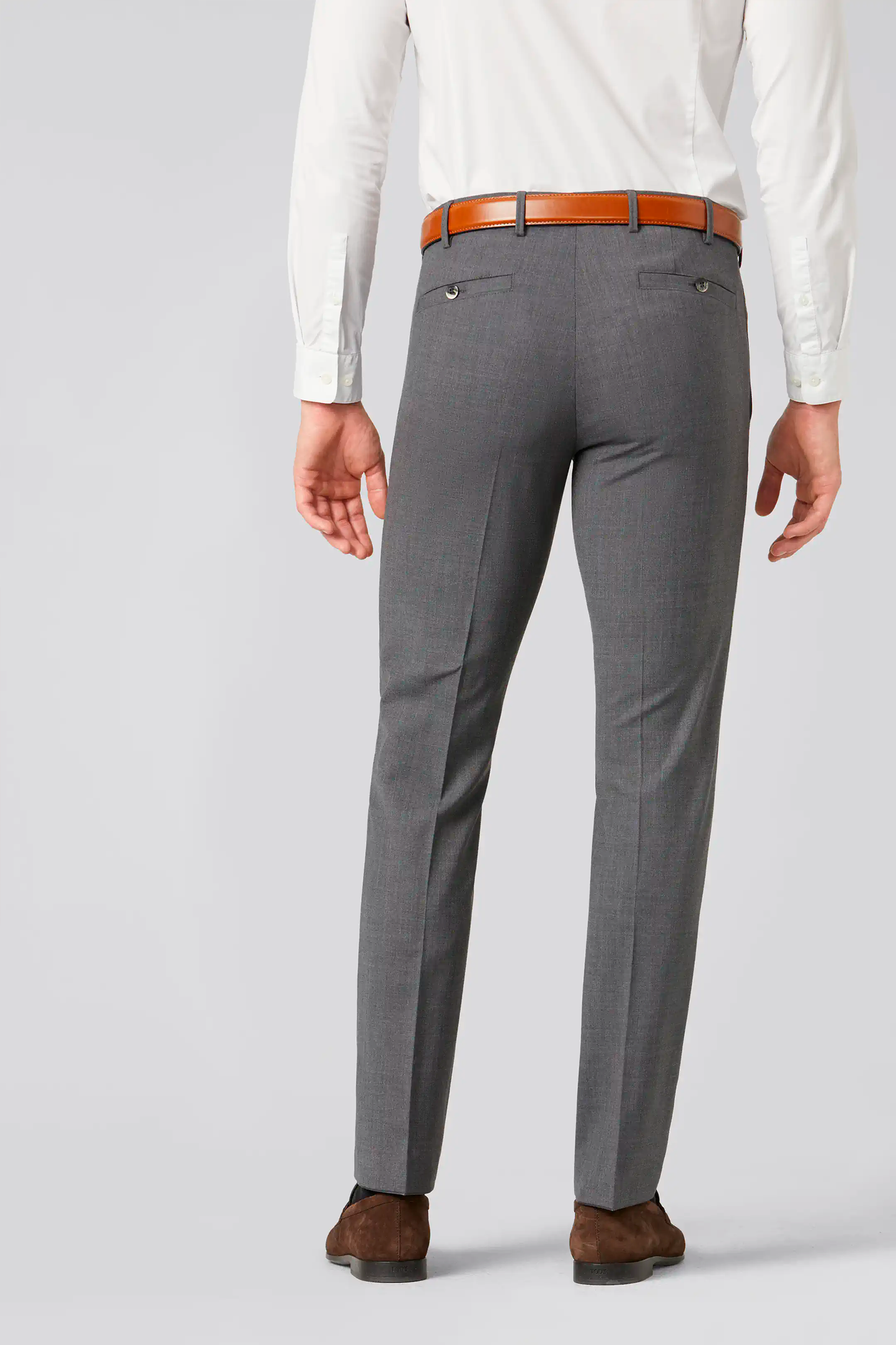 Meyer Roma Fine Tropical Wool Trouser - Grey