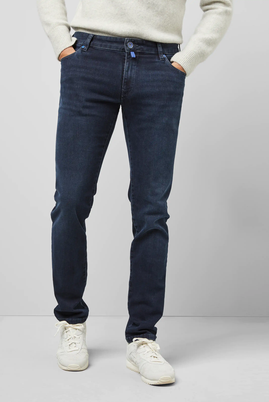 M5 Overdyed Blue Jeans - Super Stretch Slim Fit