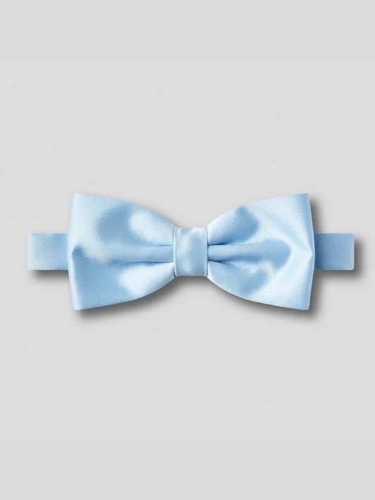 Plain Satin Bow-Tie - Sky Blue
