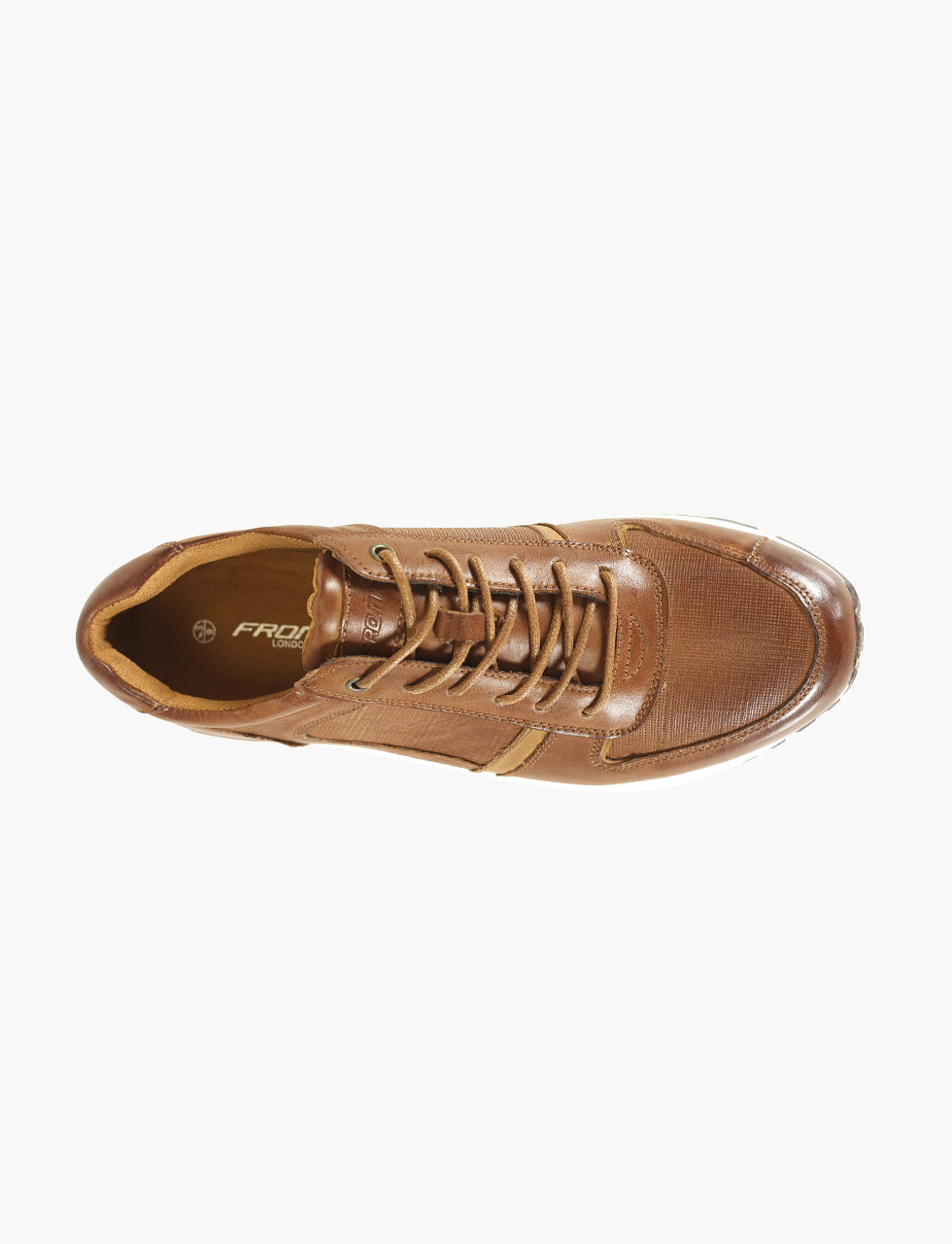 Tiago Leather Trainers - Tan