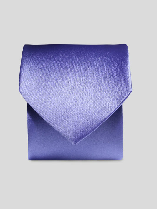 Plain Satin Tie - Violet