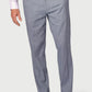 Anderson Blue Puppytooth Cotton Linen - Trouser
