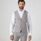 Jude Tweed Suit Waistcoat - Stone