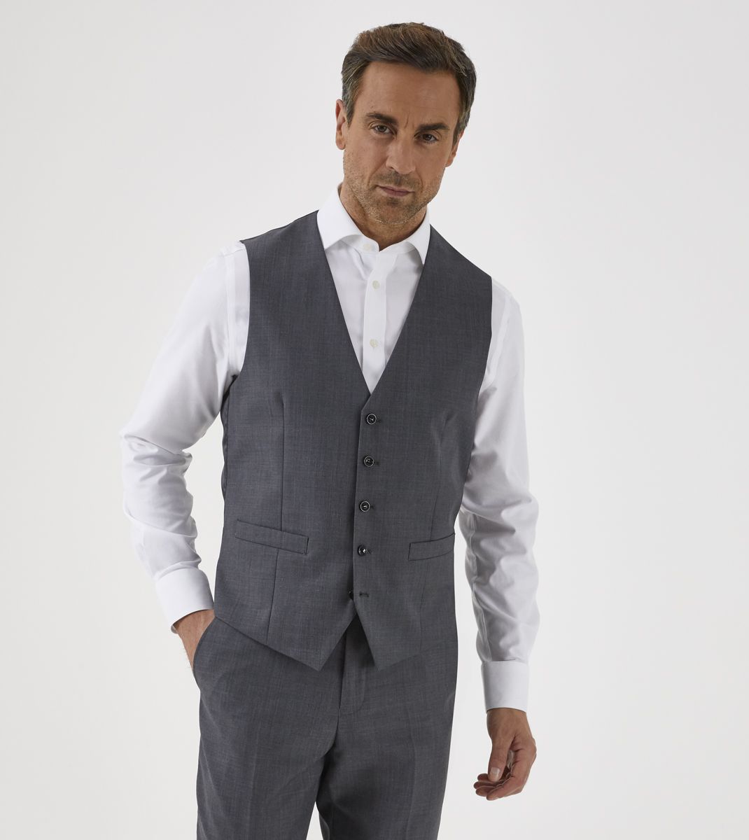 Farnham Charcoal Grey Tailored Suit Jacket