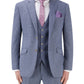 Jude Tweed Suit Jacket - Blue