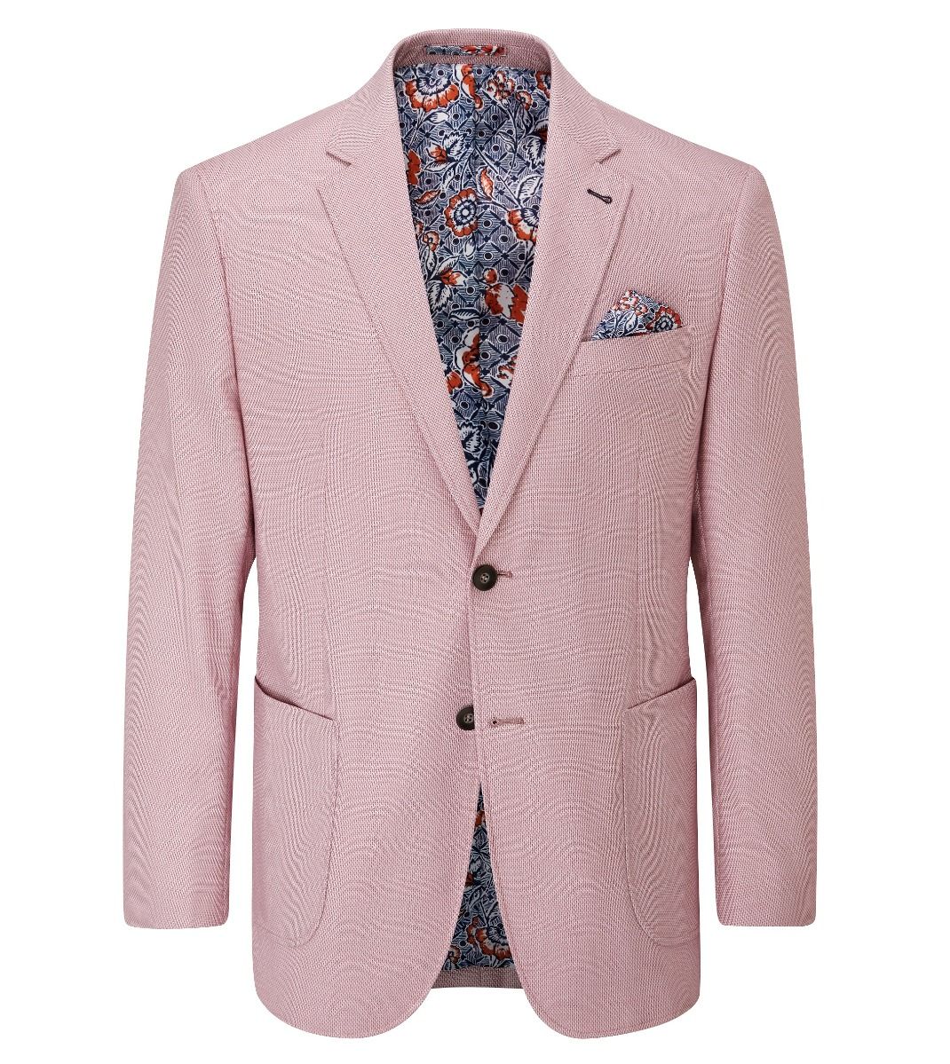 Harry Textured Jacket - Pink