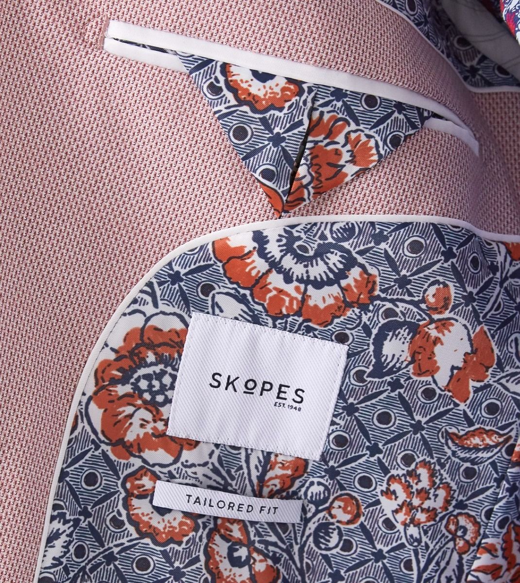 Harry Textured Jacket - Pink