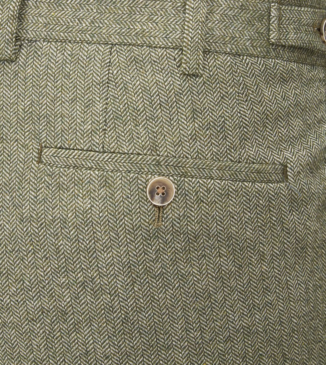 Jude Tweed Suit Jacket - Sage Green