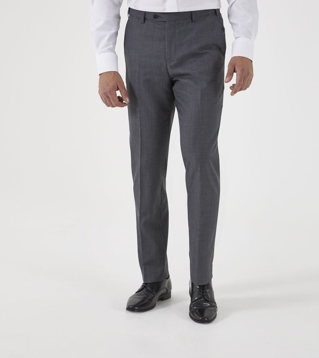 Farnham Charcoal Grey Tailored Suit Trousers