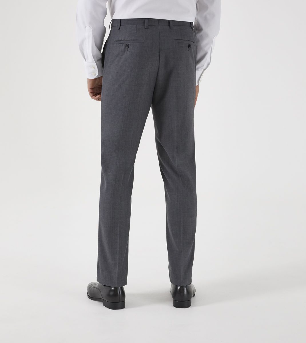 Farnham Charcoal Grey Tailored Suit Trousers