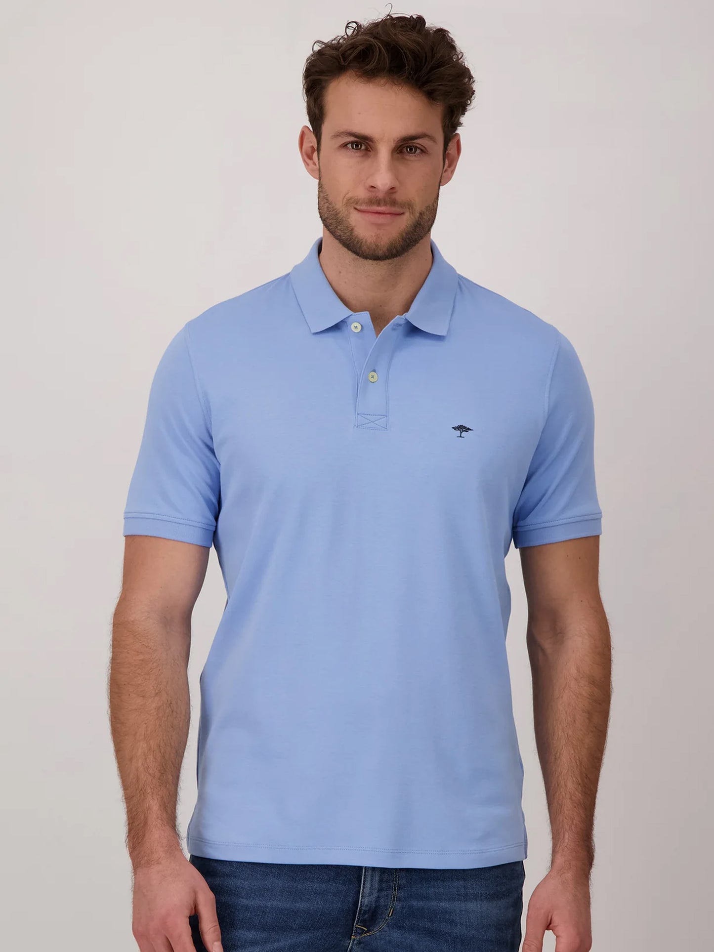 Sustainable-Cotton Soft Interlock Jersey Polo - Olive