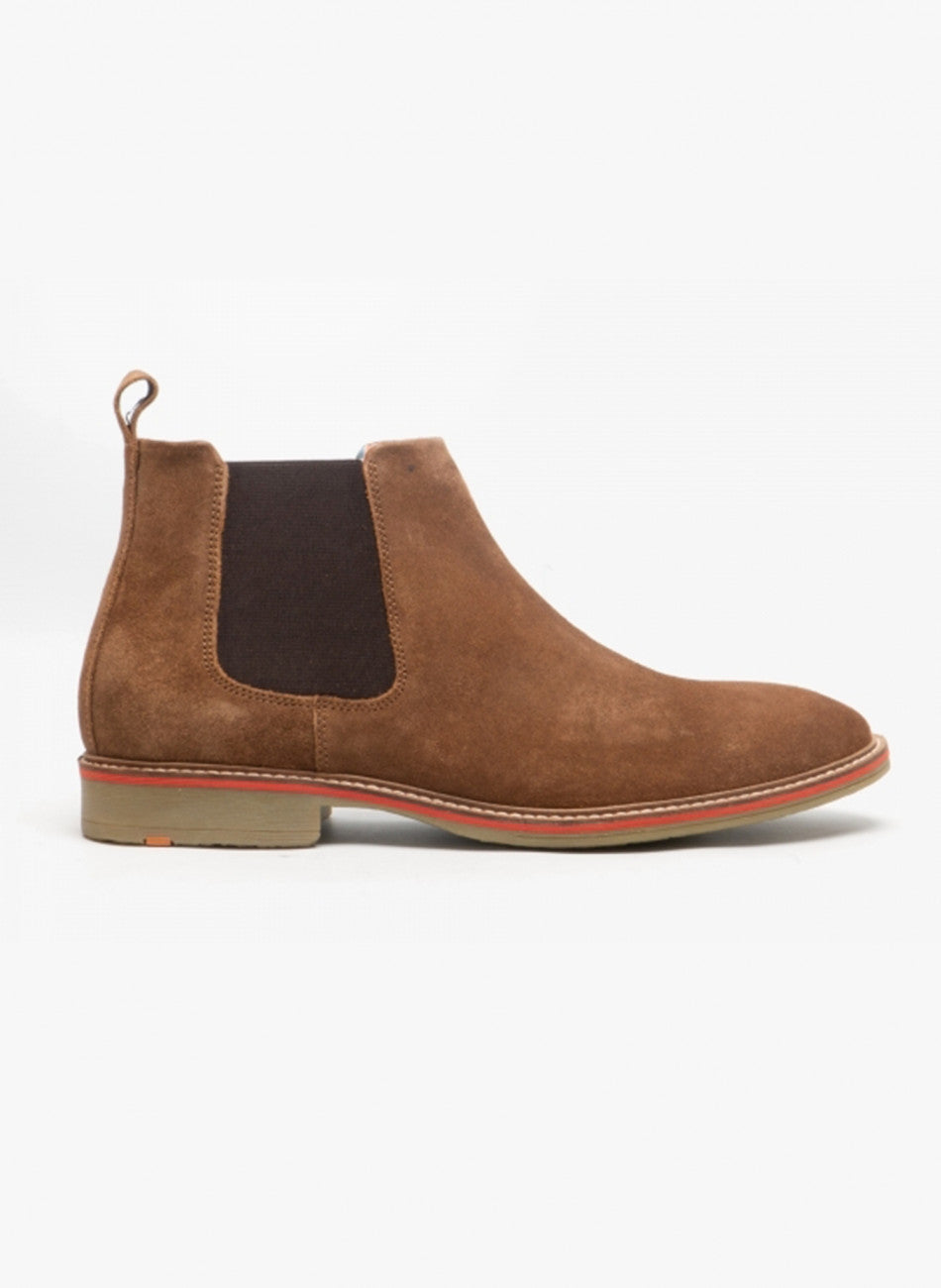 Chelsea Boot - Tan Suede