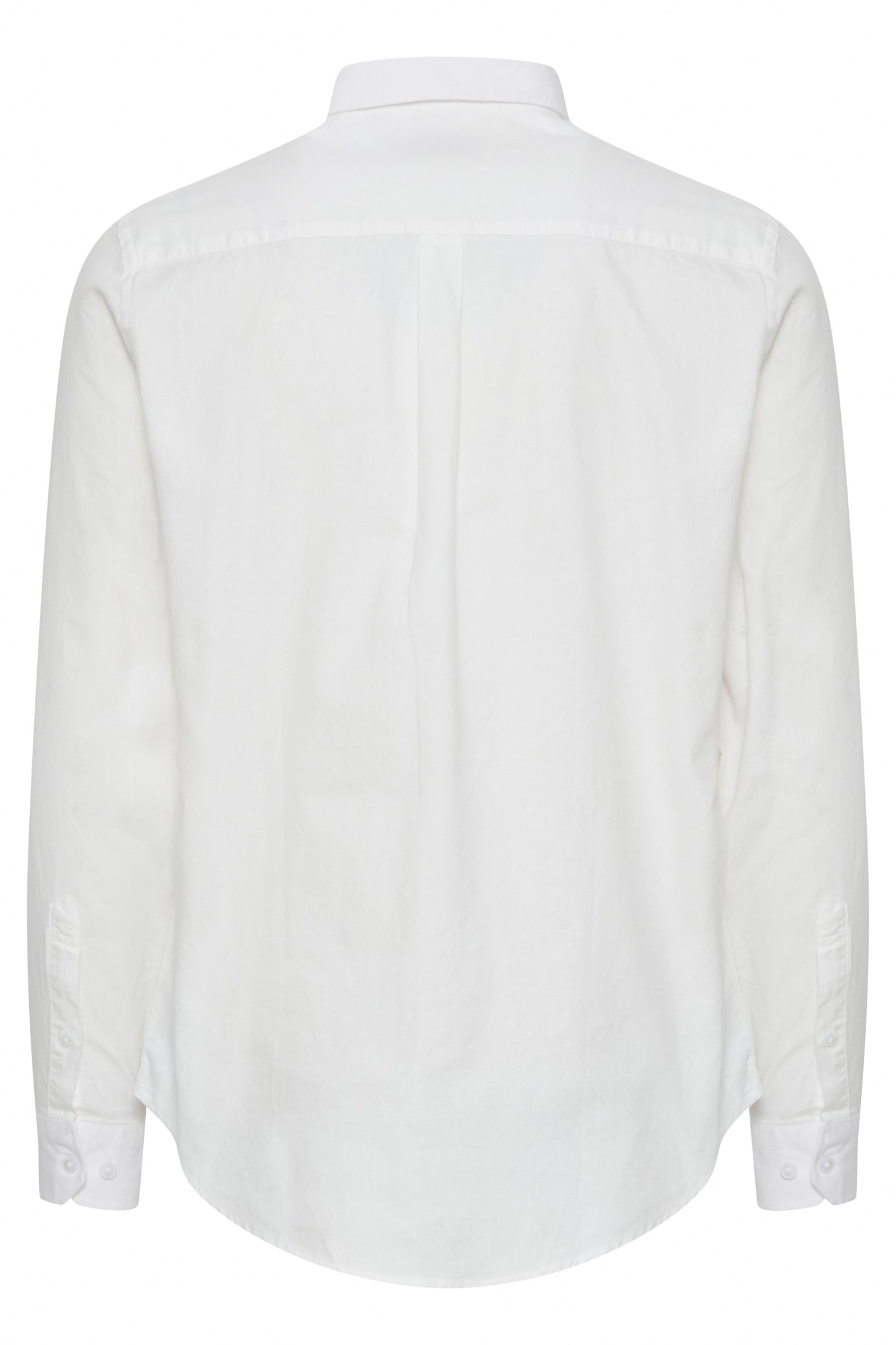 Pure-Cotton Long Sleeve Shirt - White