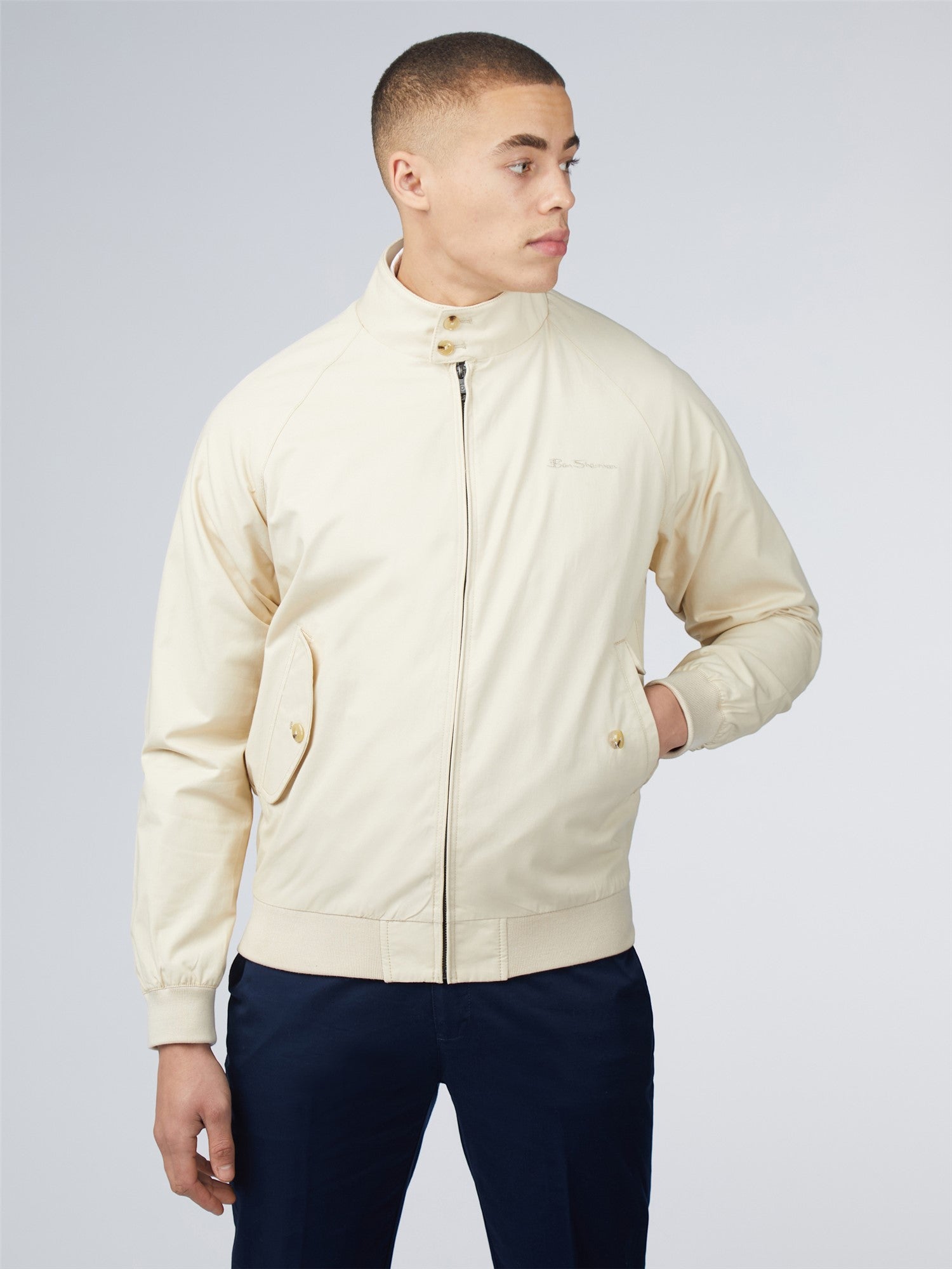 Ben Sherman Signature Harrington - Cream