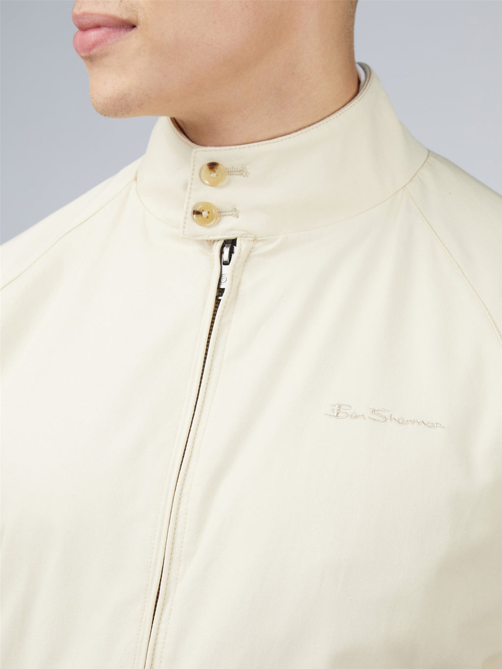 Ben Sherman Signature Harrington - Cream