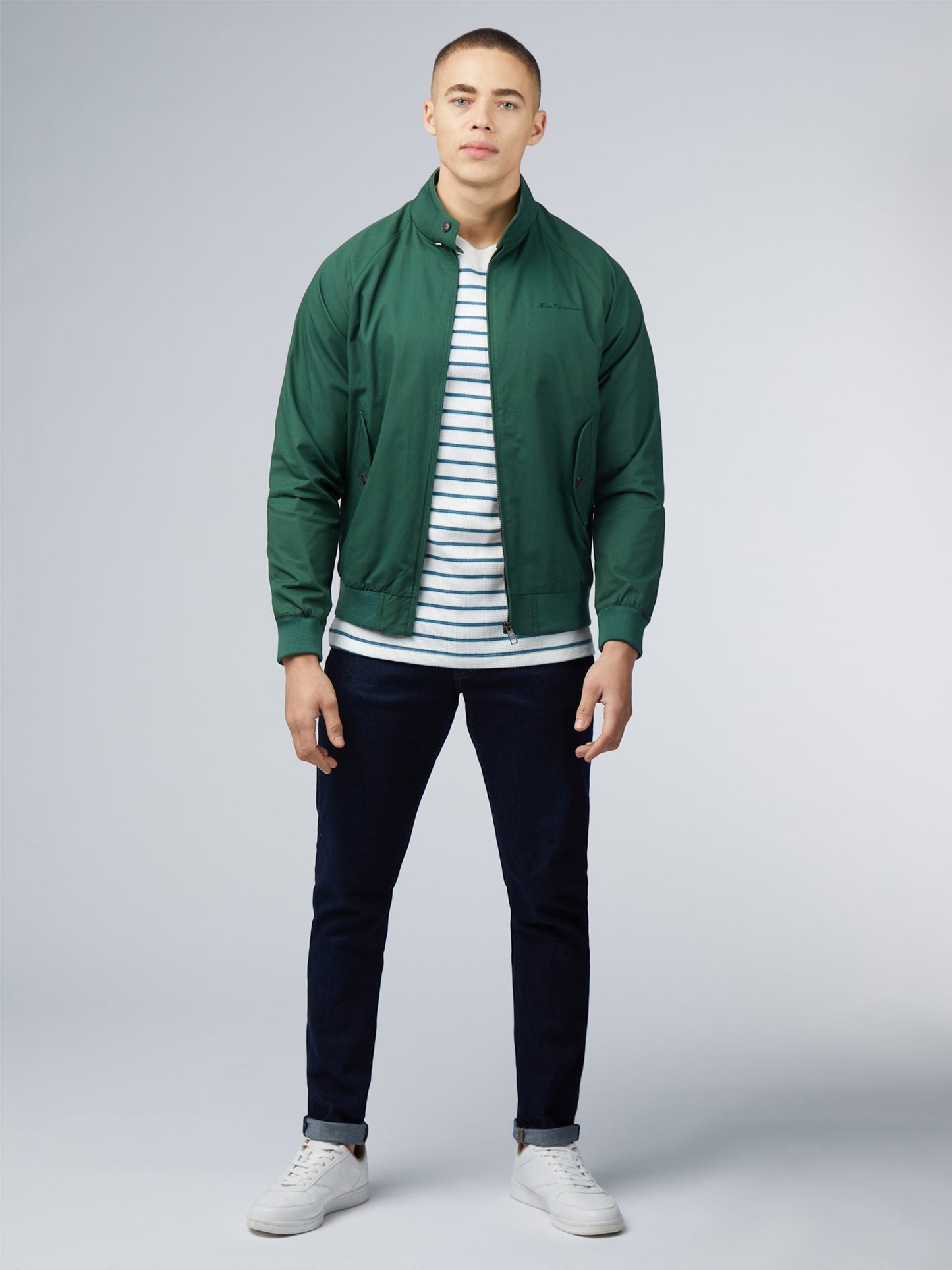 Ben Sherman Harrington Jacket - Green