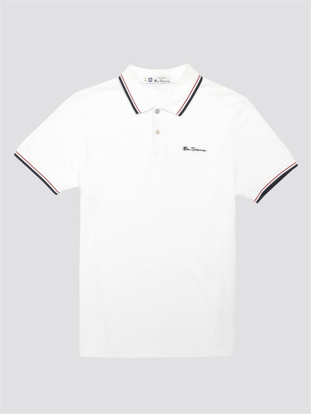 Signature Pique Polo - White