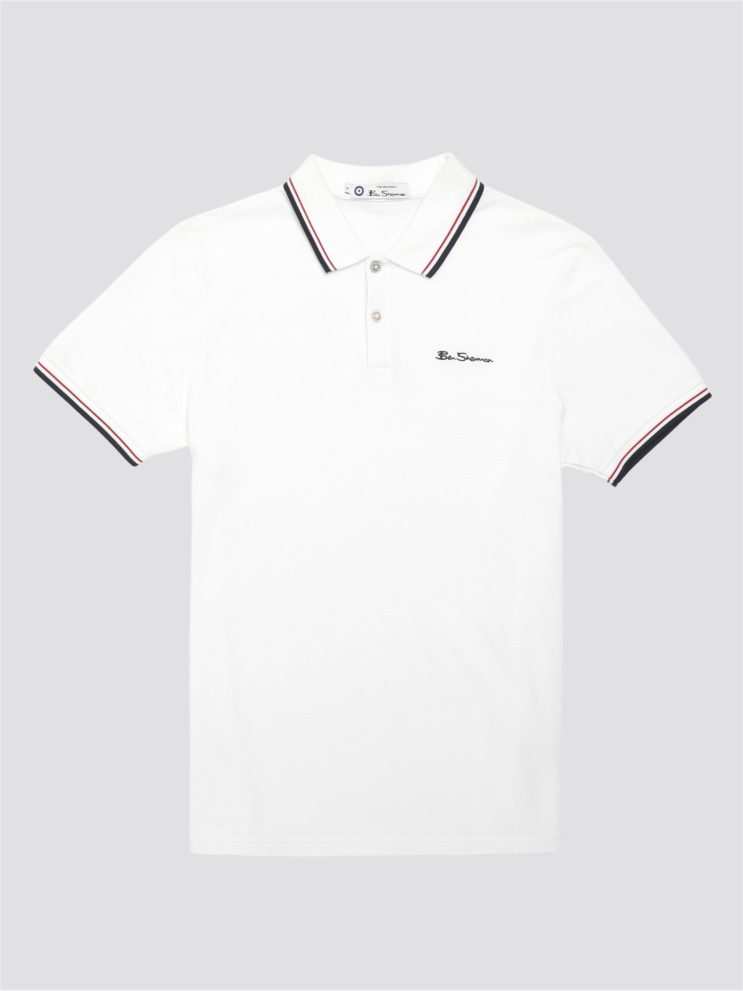 Signature Pique Polo - White