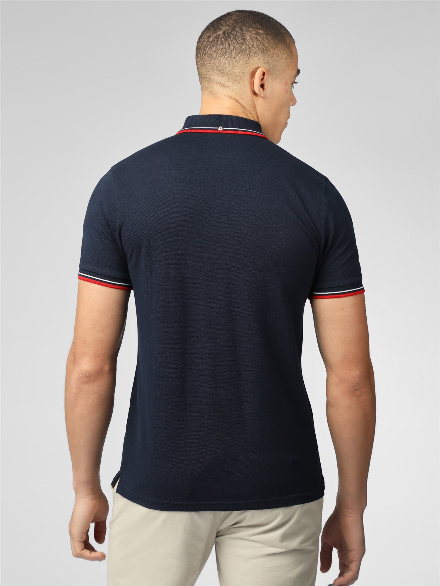 Signature Pique Polo - Navy
