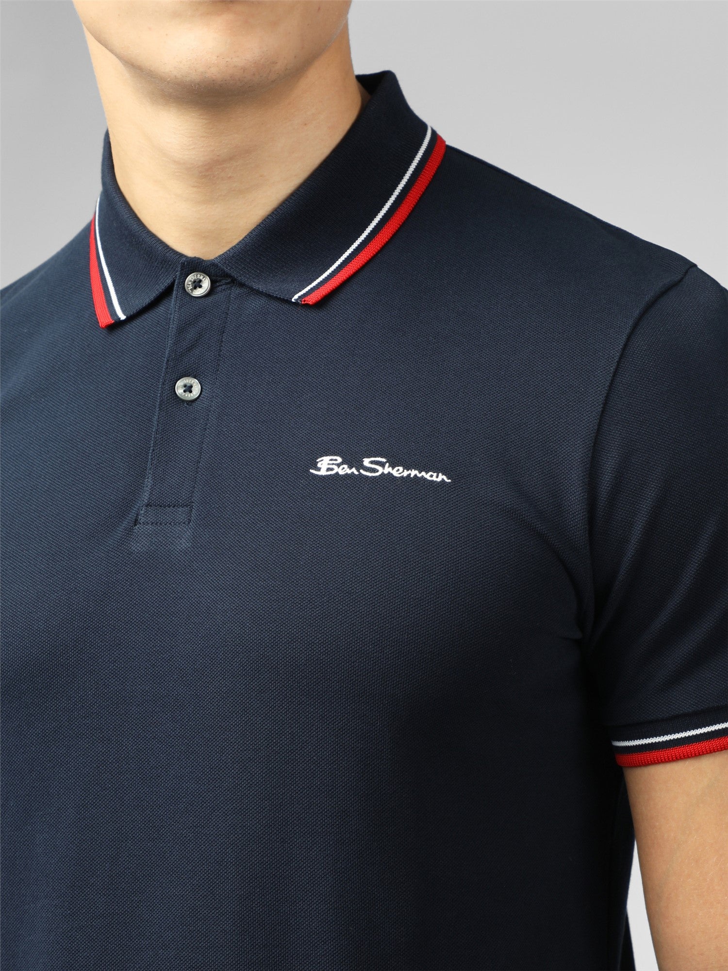 Signature Pique Polo - Navy