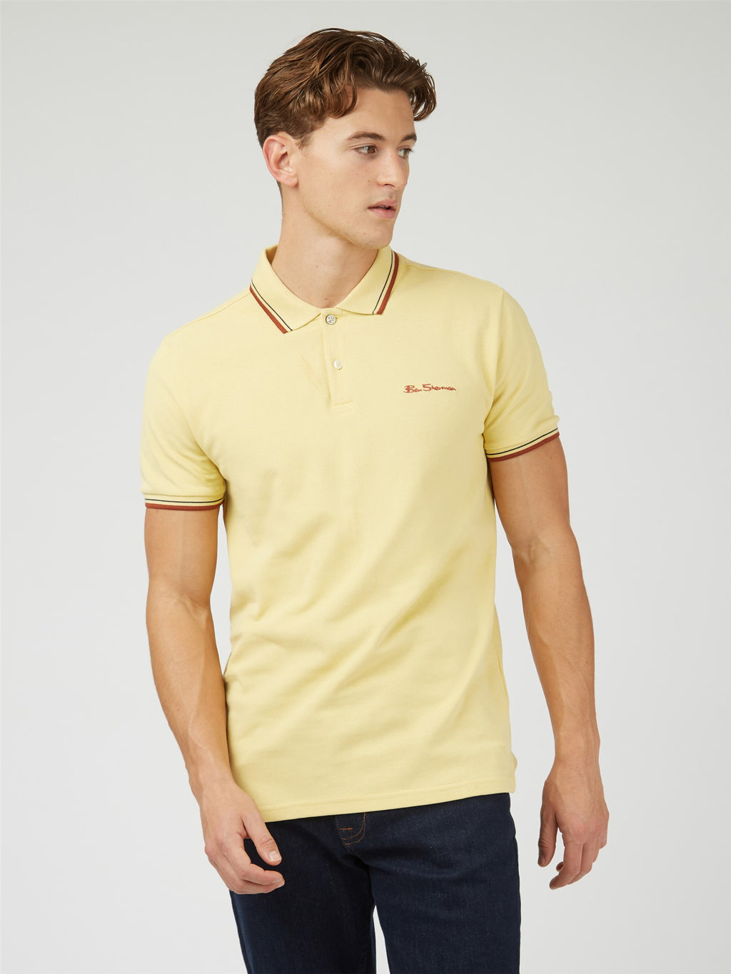 Signature Pique Polo - Lemon