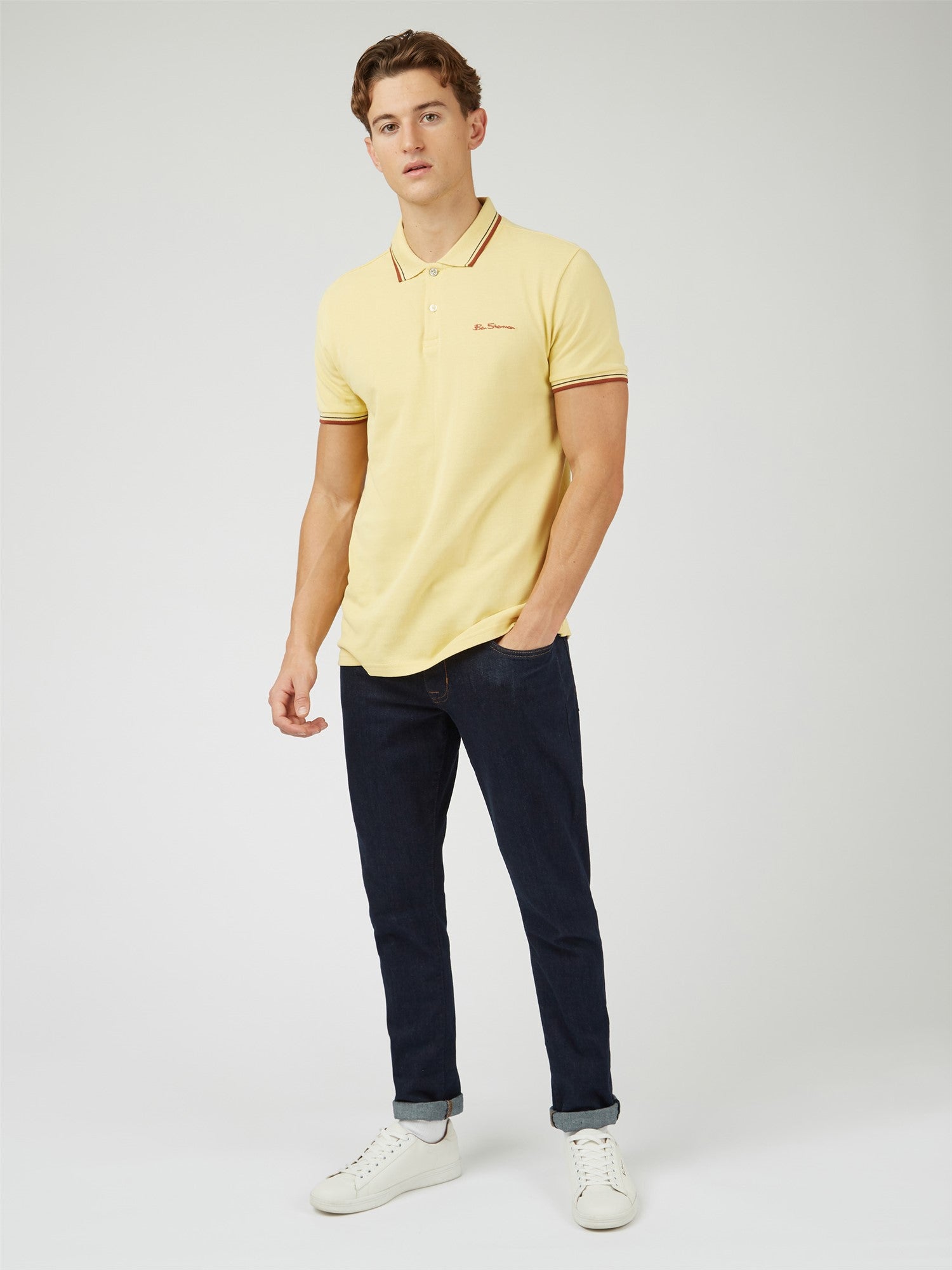 Signature Pique Polo - Lemon
