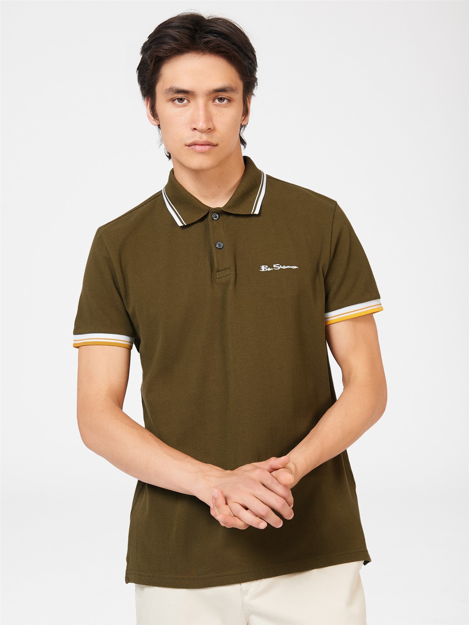 Signature Pique Polo - Khaki