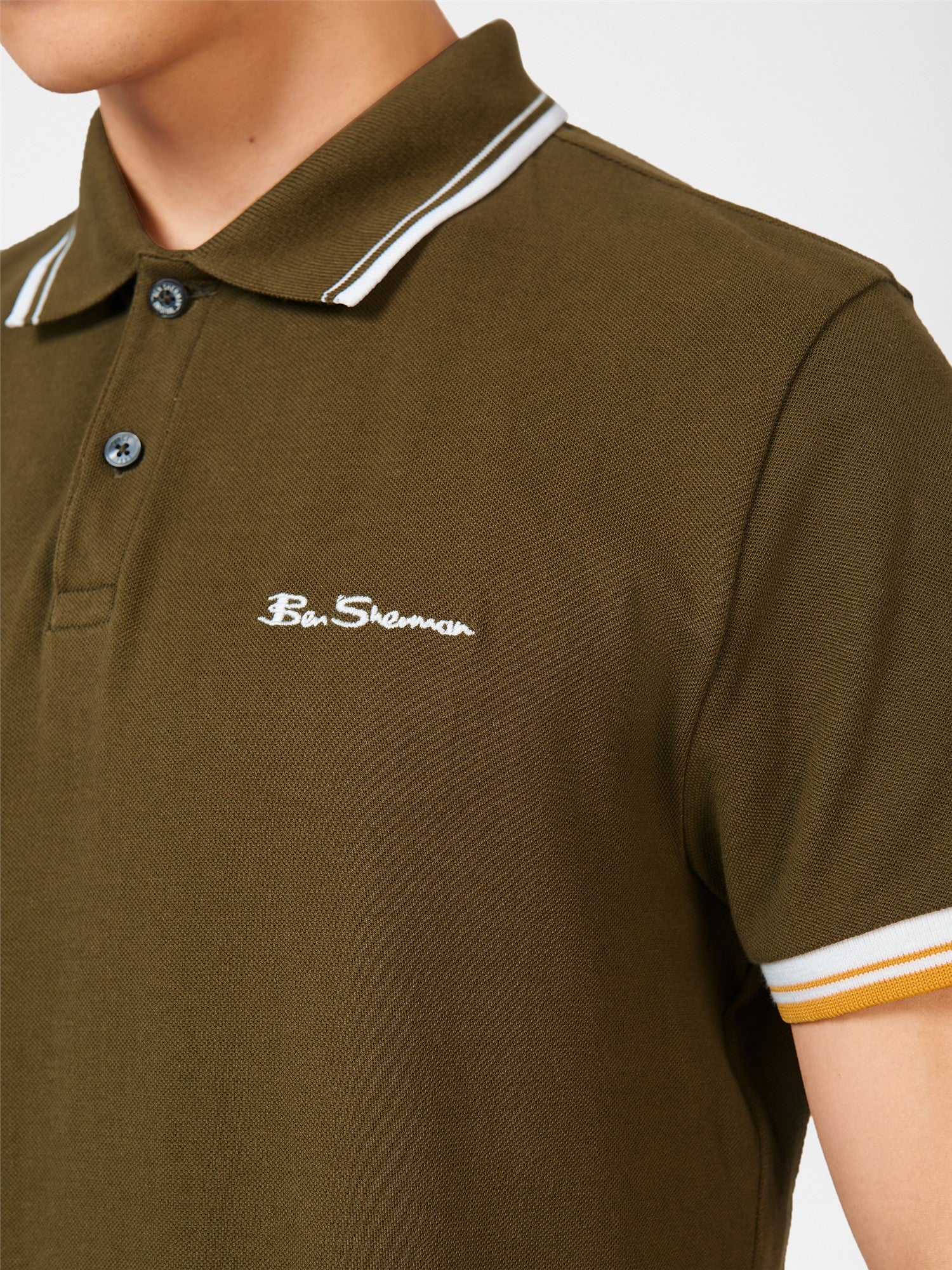Signature Pique Polo - Khaki