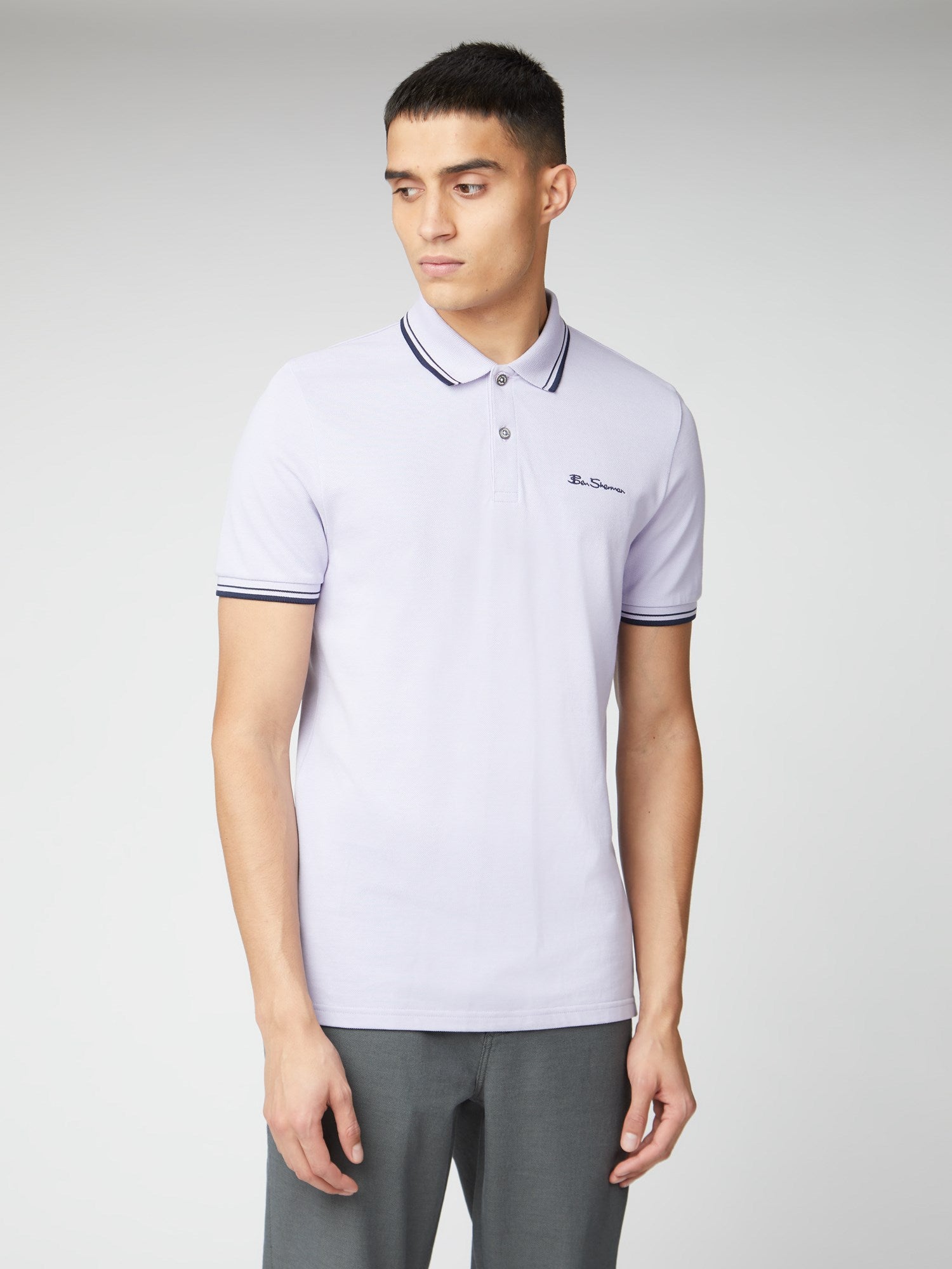 Signature Pique Polo - Lilac