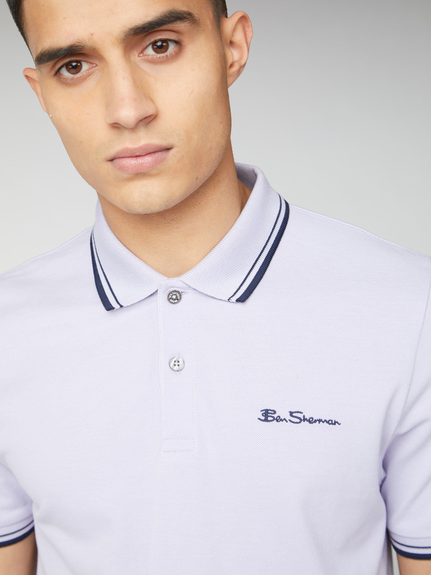 Signature Pique Polo - Lilac