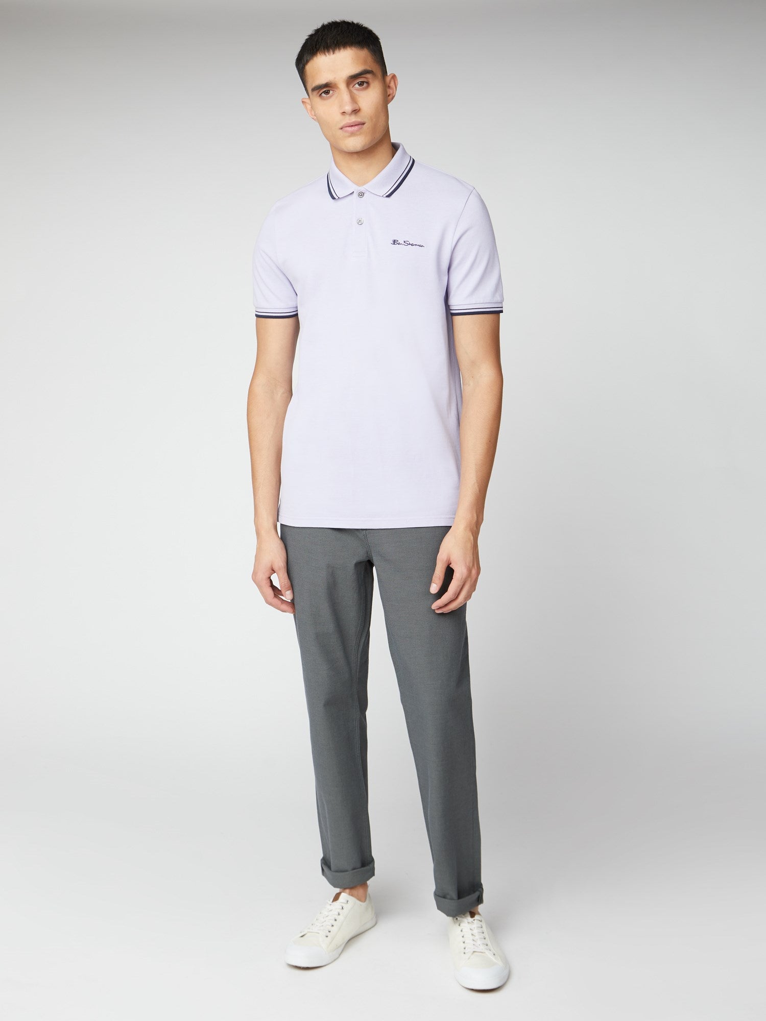 Signature Pique Polo - Lilac