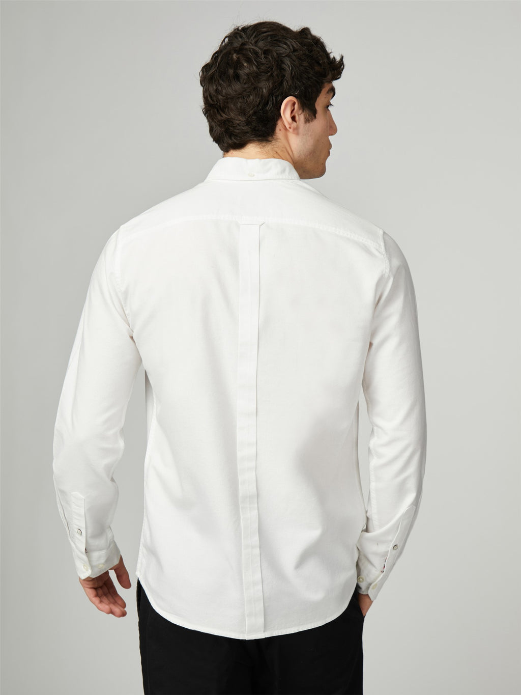Organic Oxford Long Sleeve Shirt - White