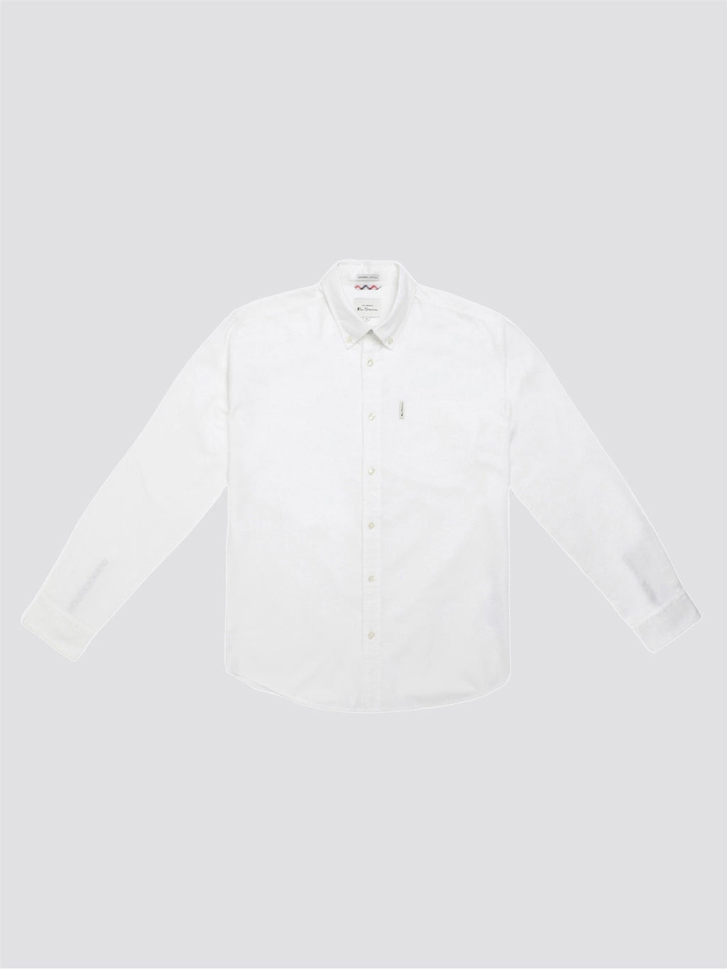 Organic Oxford Long Sleeve Shirt - White