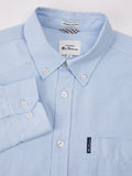 Organic Oxford Long Sleeve Shirt - Sky