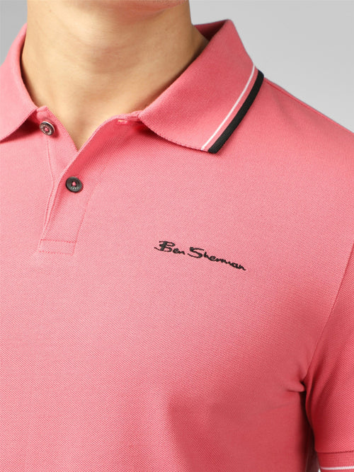 BigMens -  Signature Polo - Dark Pink