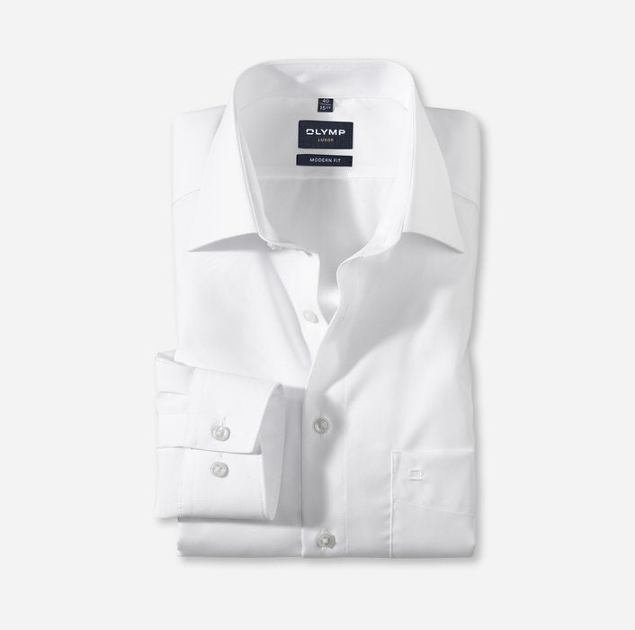 OLYMP Luxor modern fit / White / New Kent