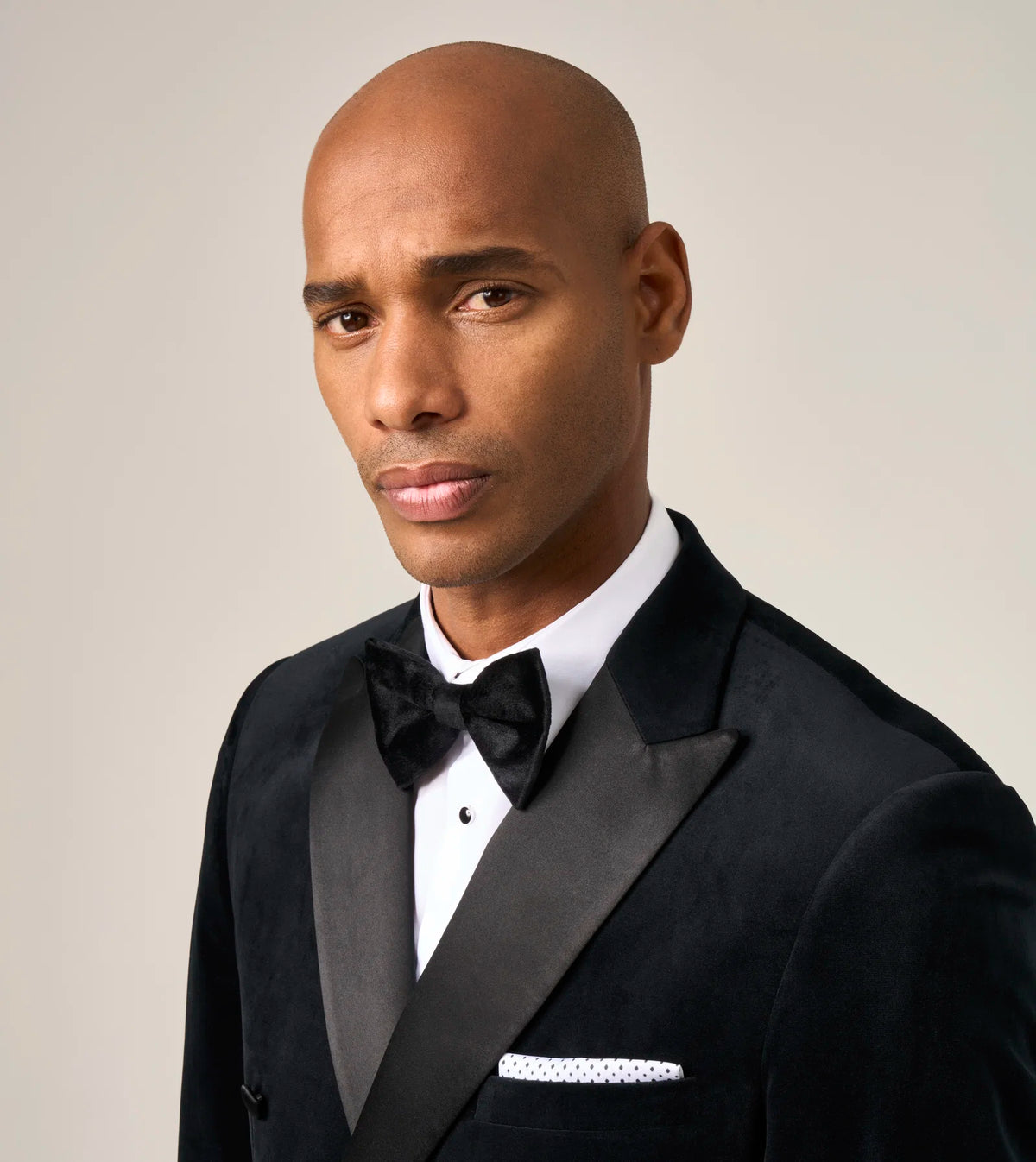 Jive Velvet Double Breasted Jacket - Black
