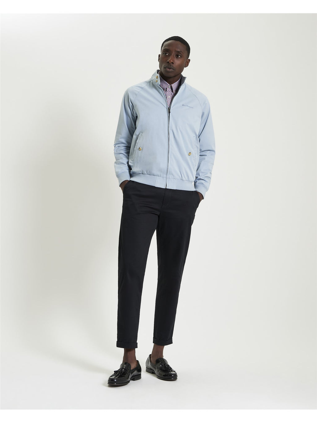 Ben Sherman Signature Harrington - Dusky Blue