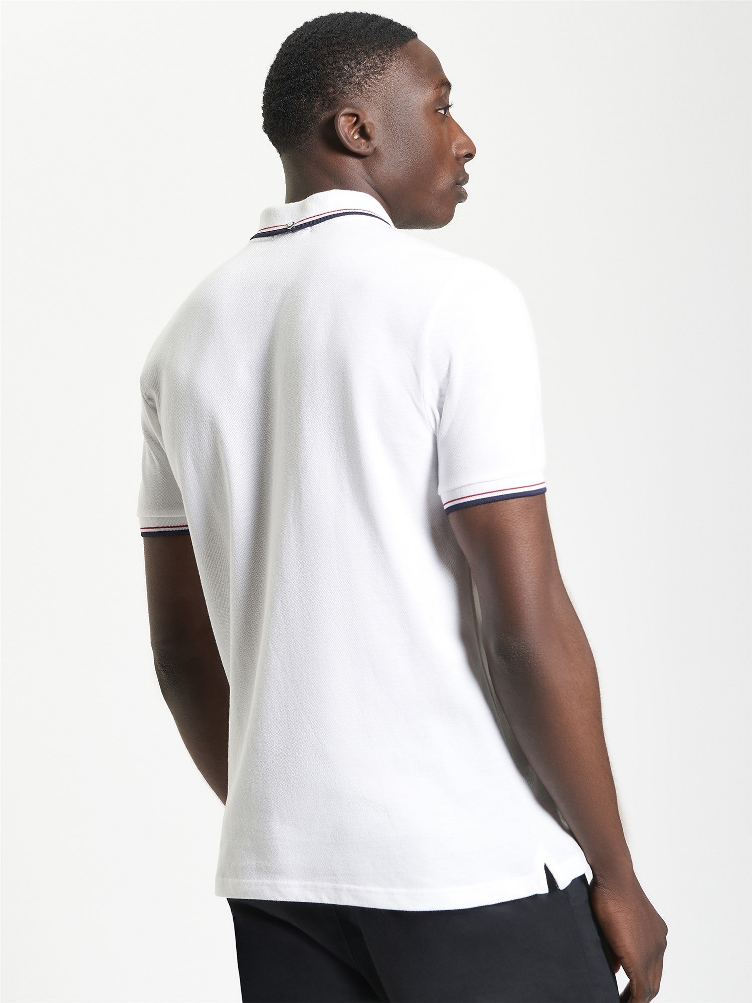 Signature Pique Polo - White