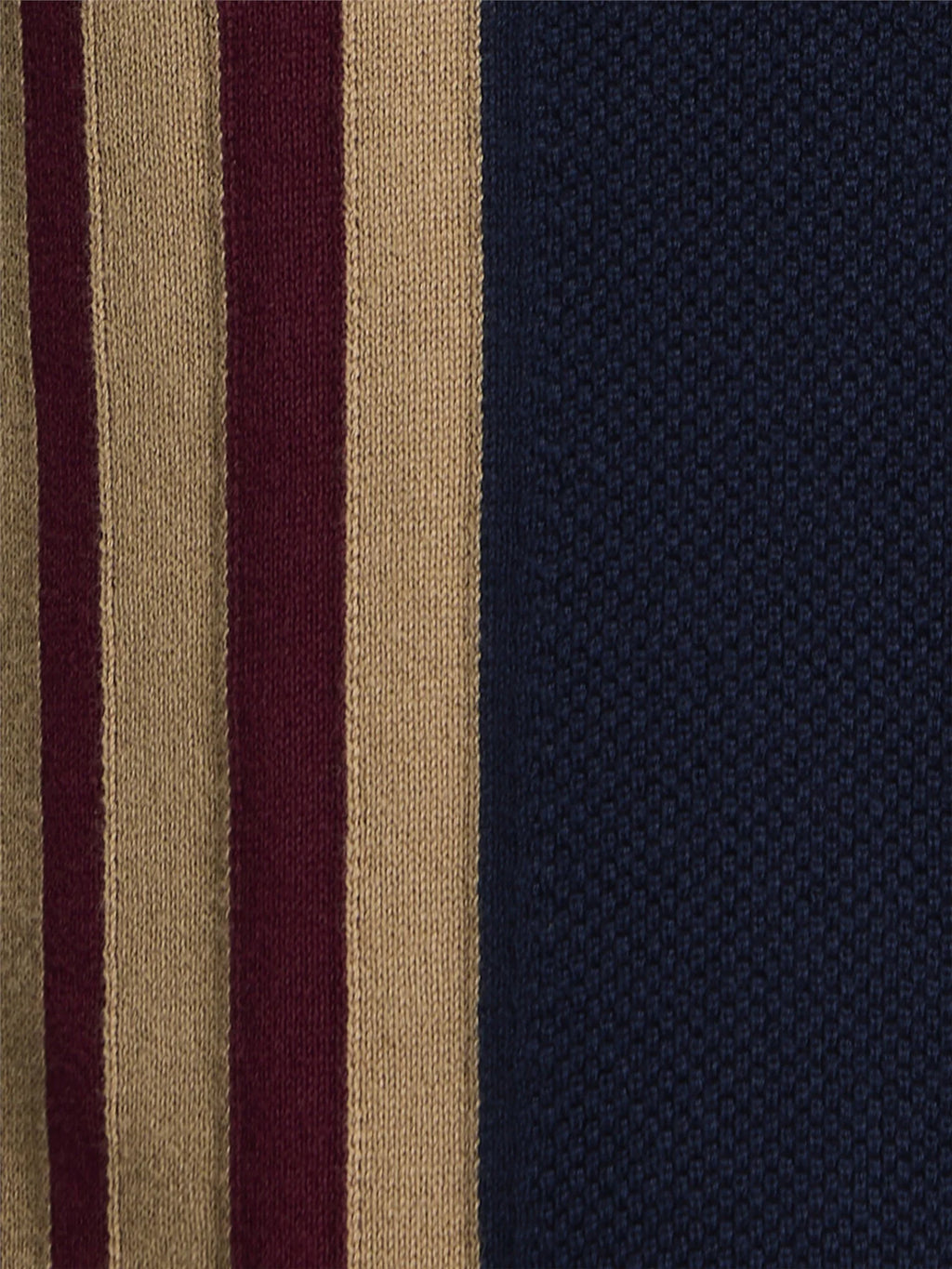 Long Sleeve Mod Knitted Polo - Dark Navy