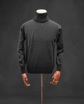 Italian Merino-Blend Roll Neck Jumper - Black