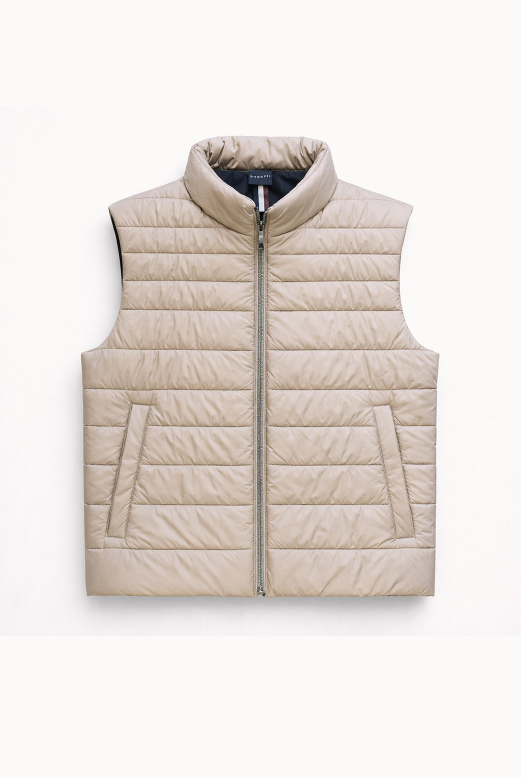 Bugatti Quilted Gilet – Beige