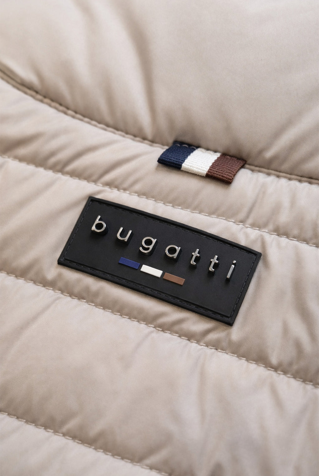 Bugatti Quilted Gilet – Beige