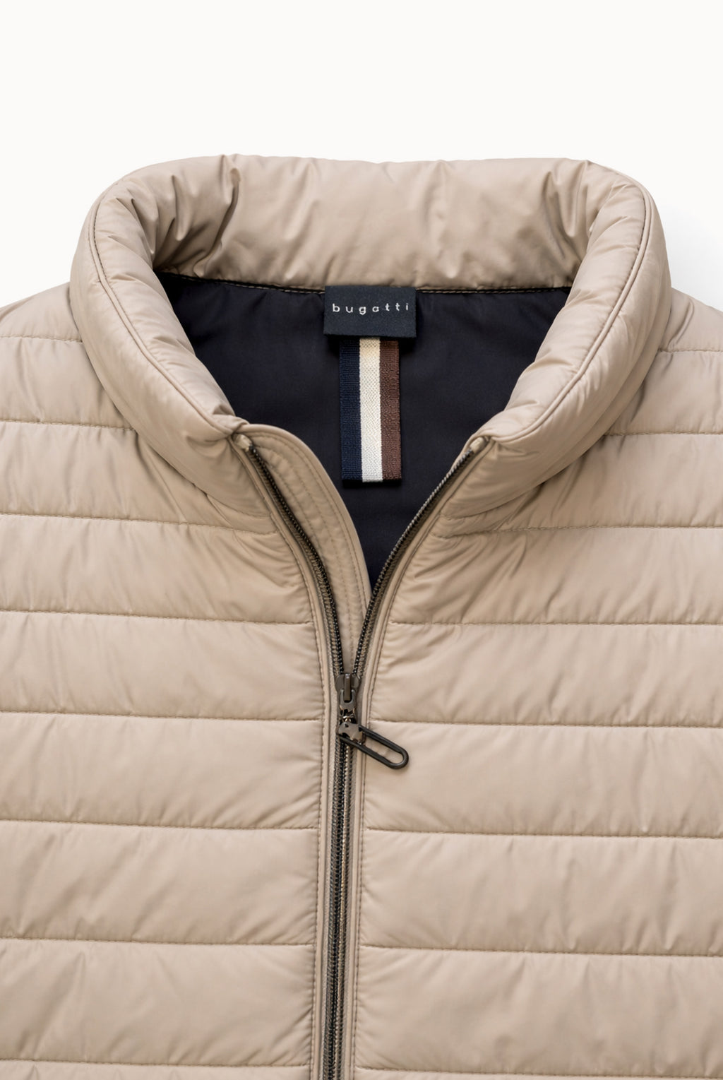 Bugatti Quilted Gilet – Beige