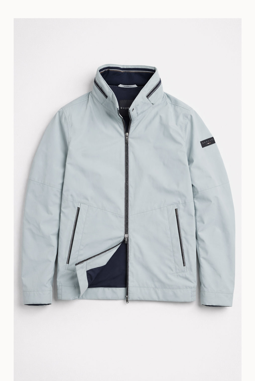 Bugatti Lightweight Showerproof Raincoat – Duck Egg Blue