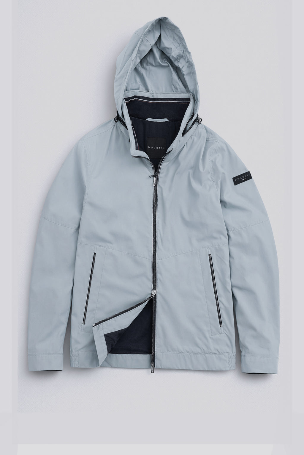 Bugatti Lightweight Showerproof Raincoat – Duck Egg Blue
