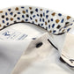 2-Ply Organic Cotton Shirts - White - Brown Buttons
