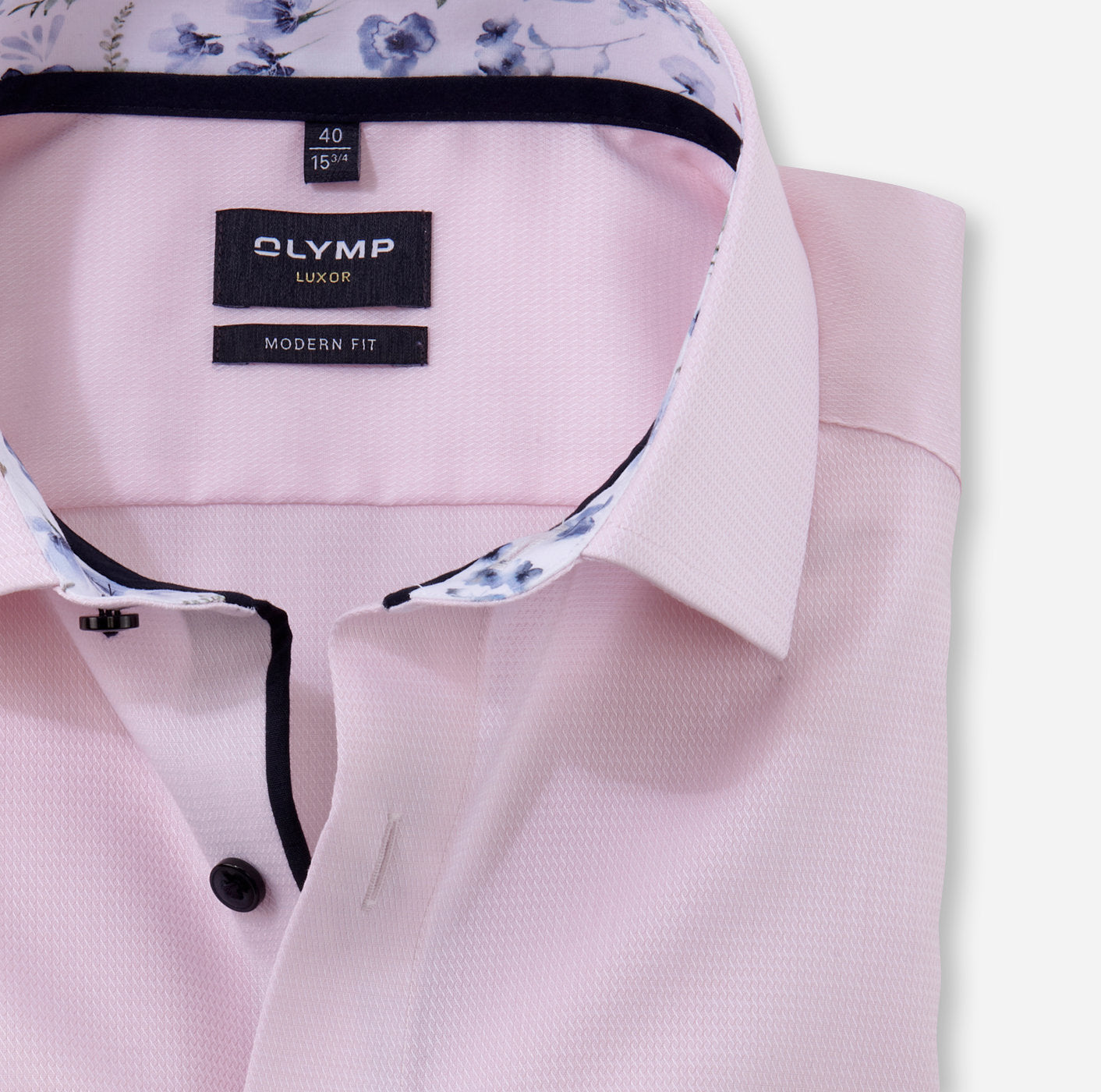 Olymp Luxor Modern Fit - Pink Twill