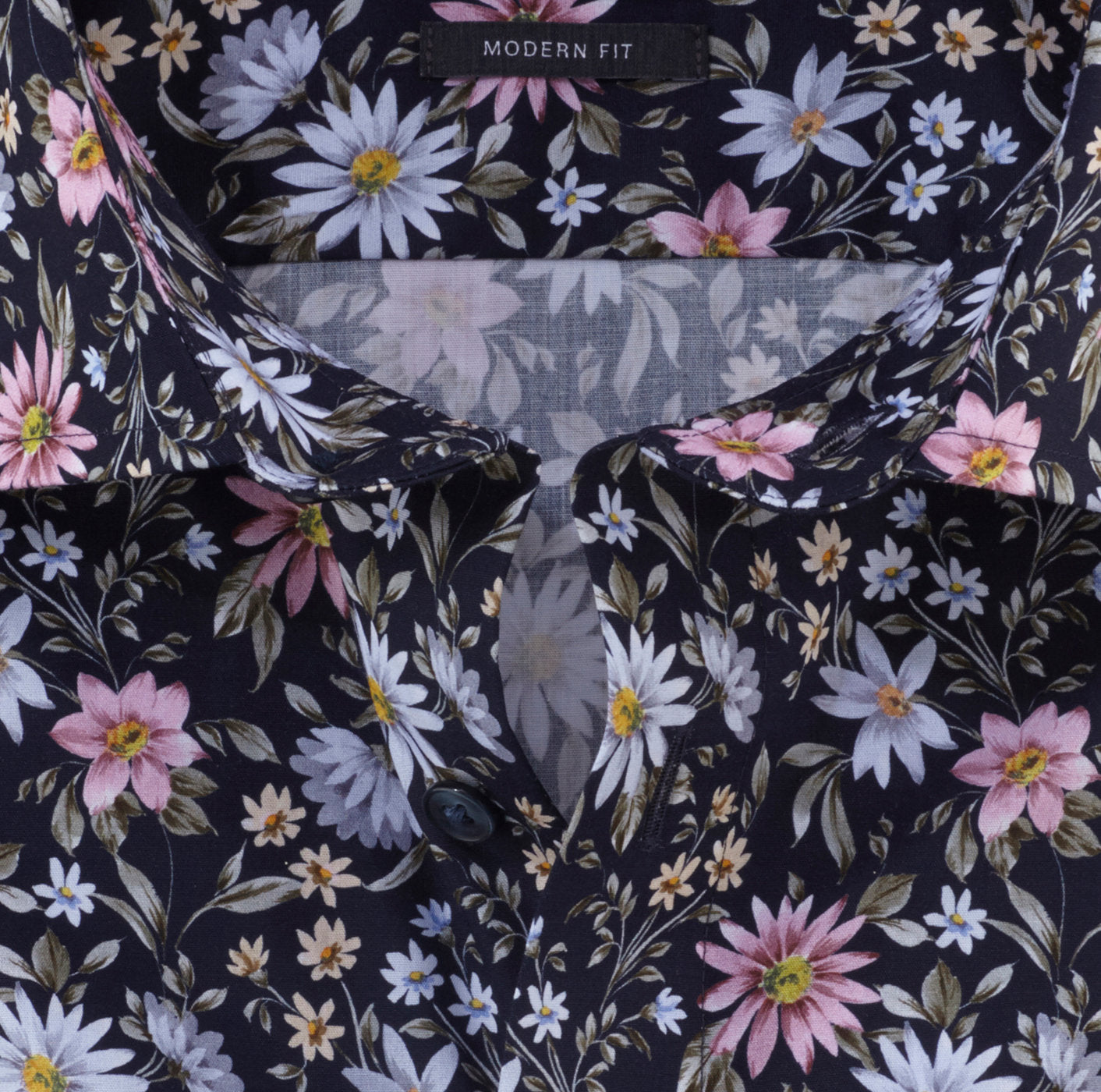 Olymp Luxor Modern Fit - Navy Floral