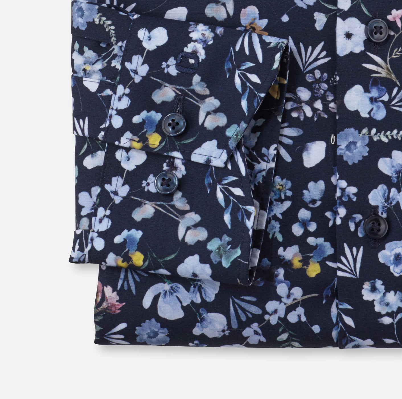 Olymp Luxor Modern Fit X-Tall - Navy Floral